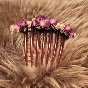 NWOT Vintage Floral Side Hair Comb